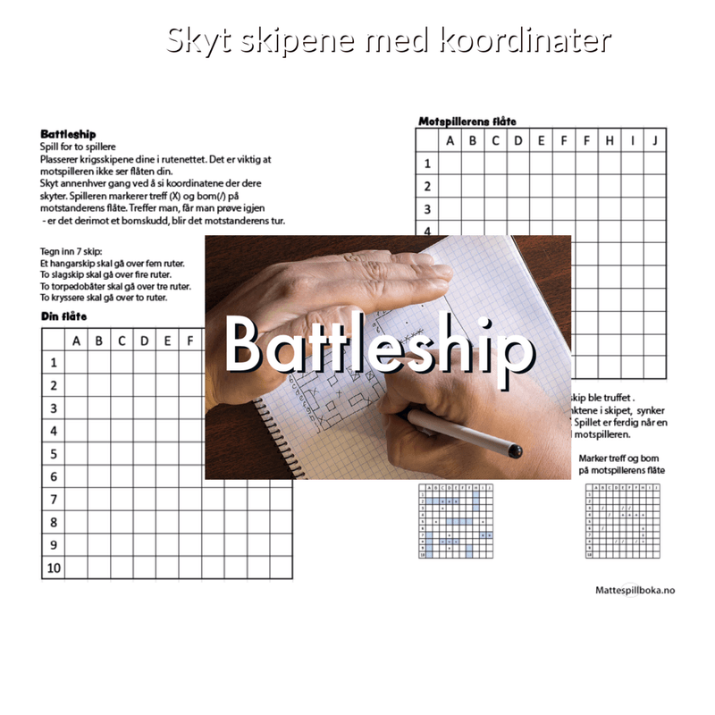 Battleship- 6 spillebrett