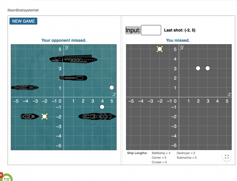 Battleship I GeoGebra