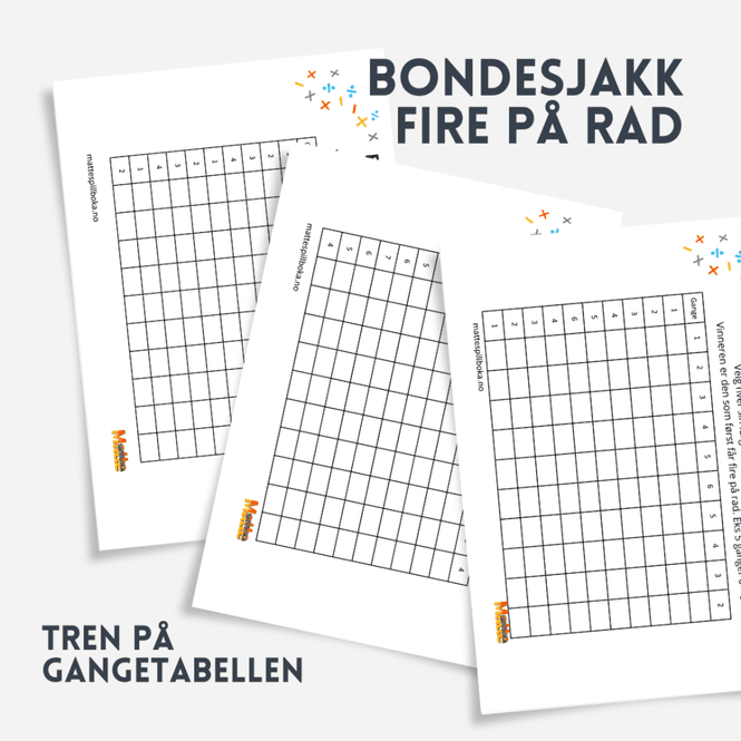 Hovedbilde Bondesjakk | Multiplikasjon med spill