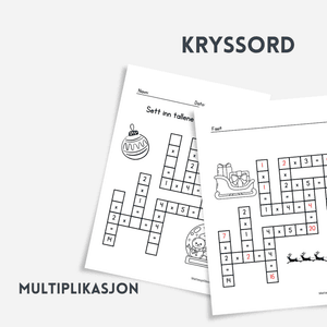Hovedbilde Gangekryssord med juletema